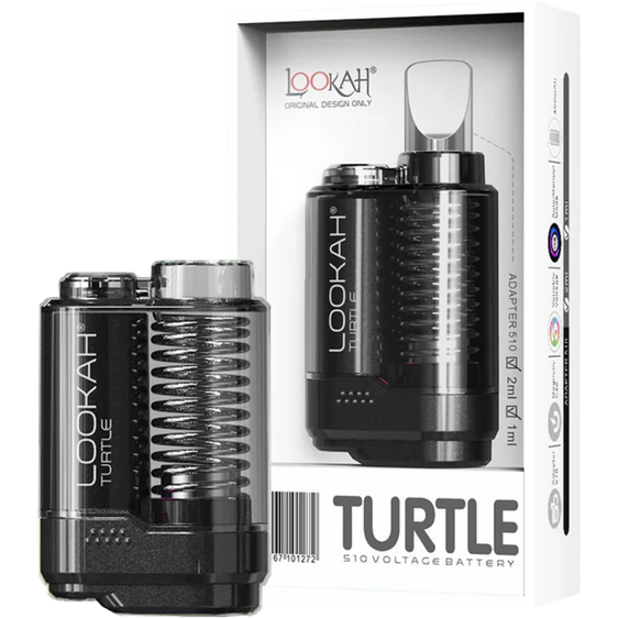 Lookah Turtle - 510 Vape Battery - Black