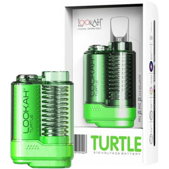 Lookah Turtle - 510 Vape Battery - Green