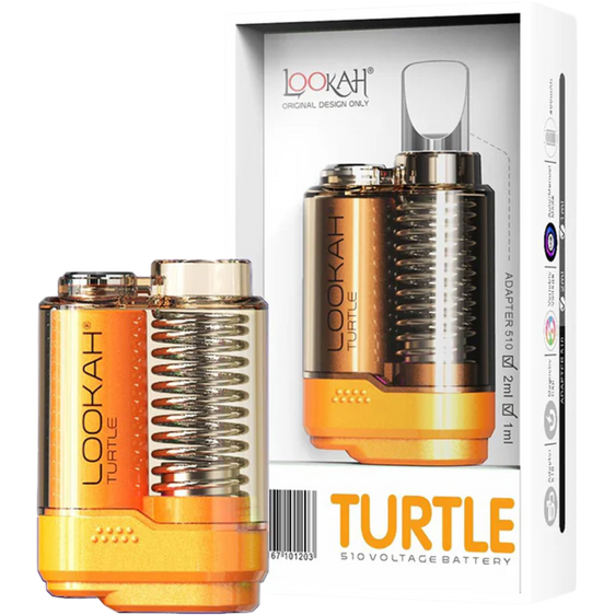 Lookah Turtle - 510 Vape Battery - Orange