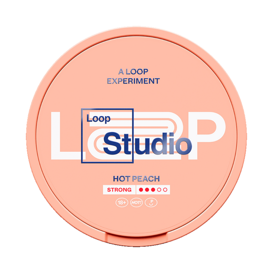 Loop Hot Peach 9.4mg Nicotine Pouches (5 Pack)