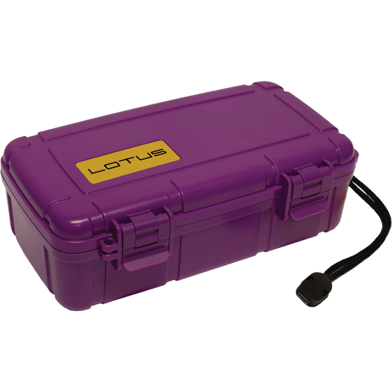Lotus 10-Stick Travel Humidor - Purple