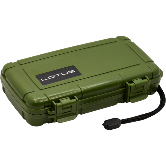 Lotus 5-Stick Travel Humidor - Green