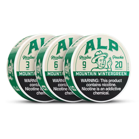 ALP Mountain Wintergreen Nicotine Pouches (5 Pack)