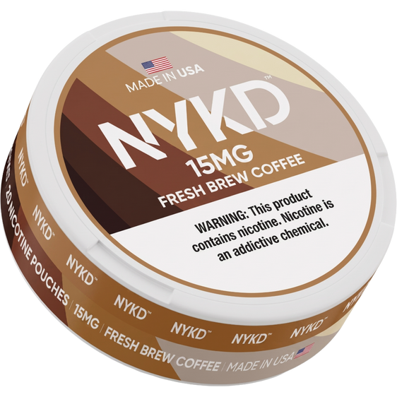 NYKD Fresh Brew Coffee Nicotine Pouches (5 Pack) - 15mg