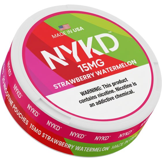 NYKD Strawberry Watermelon Nicotine Pouches (5 Pack) - 15mg