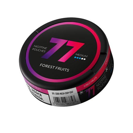 77 Forest Fruits Nicotine Pouches – 10mg (5 Pack)