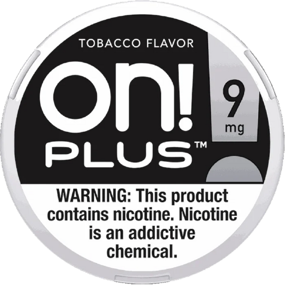 ON! Plus Tobacco Nicotine Pouches (5 Pack) - 9mg