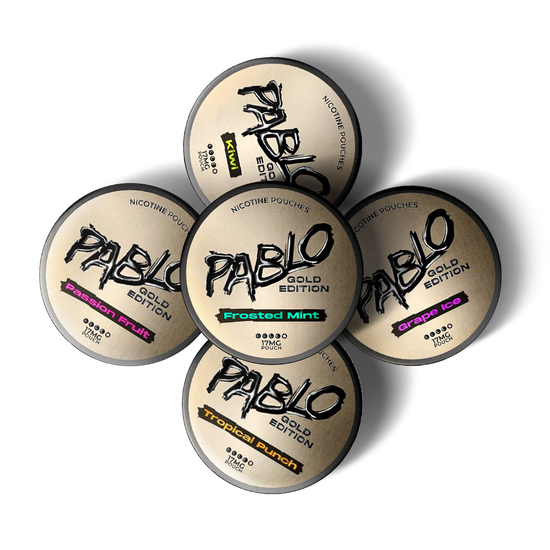 Pablo Gold Nicotine Pouch Bundle 17mg (5 Pack)