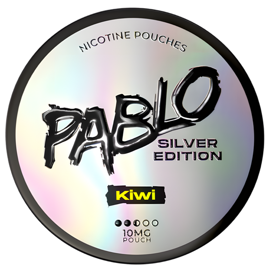Pablo Silver Edition Kiwi 10mg Nicotine Pouches (5 Pack)