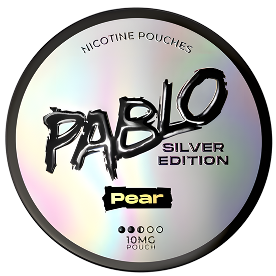 Pablo Silver Edition Pear 10mg Nicotine Pouches (5 Pack)