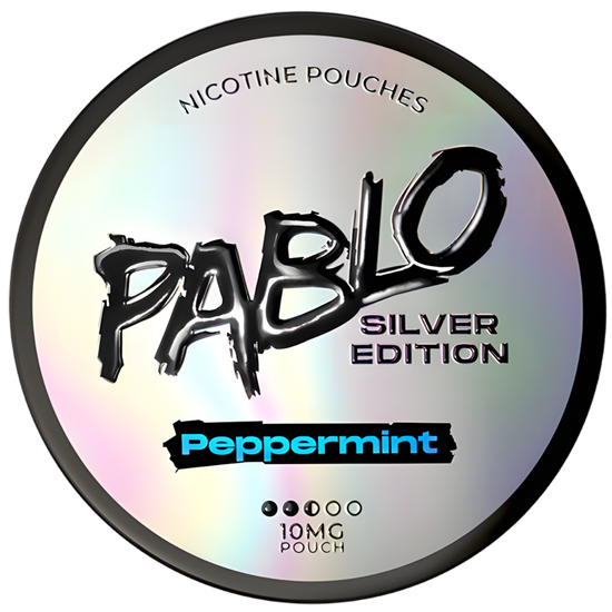 Pablo Silver Edition Peppermint 10mg Nicotine Pouches (5 Pack)
