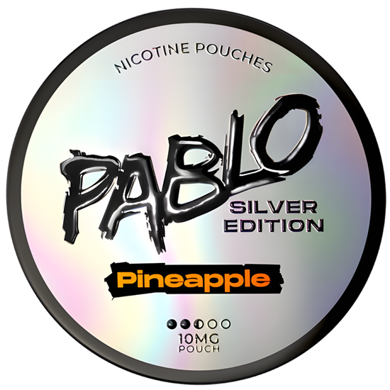 Pablo Silver Edition Pineapple 10mg Nicotine Pouches (5 Pack)