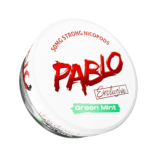 Pablo Exclusive Green Mint 30mg Nicotine Pouches (5 Pack)