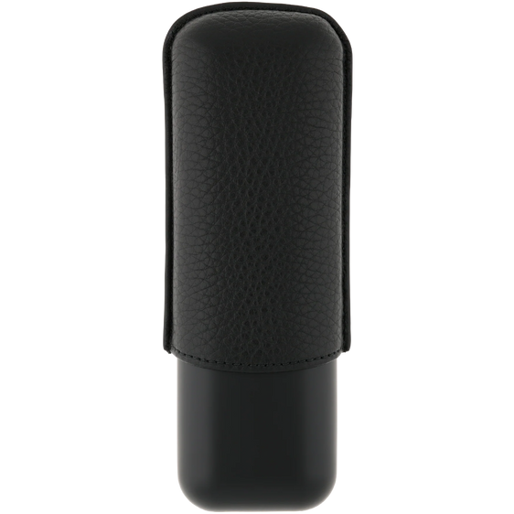 S.T. Dupont Double Cigar Case – Black Grain Matte