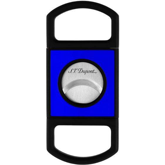 S.T. Dupont Fluo Cigar Cutter - Matte Black & Neon Blue