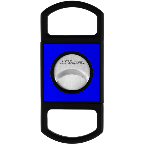 S.T. Dupont Fluo Cigar Cutter - Matte Black & Neon Blue