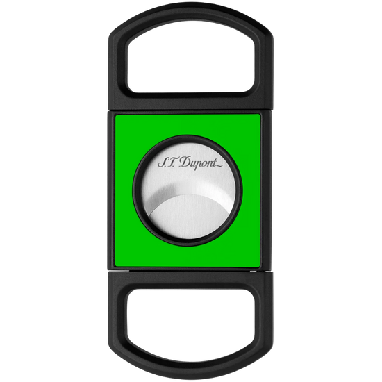 S.T. Dupont Fluo Cigar Cutter - Matte Black & Neon Green