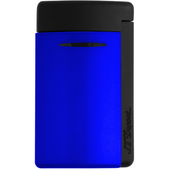 S.T. Dupont Fun Size Minijet Lighter - Neon Blue & Matte Black