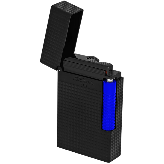 S. T. Dupont Lighter Fluo Le Grand - Black & Blue