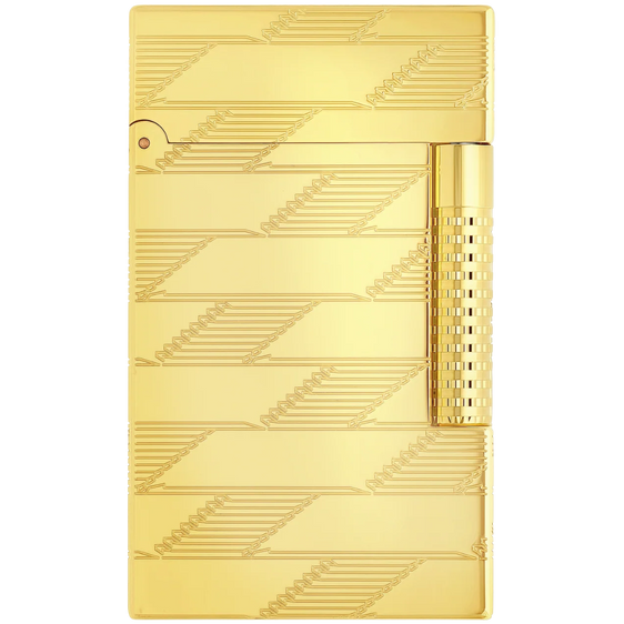 S. T. Dupont Lighter Fluo Le Grand - Fire X Yellow Gold