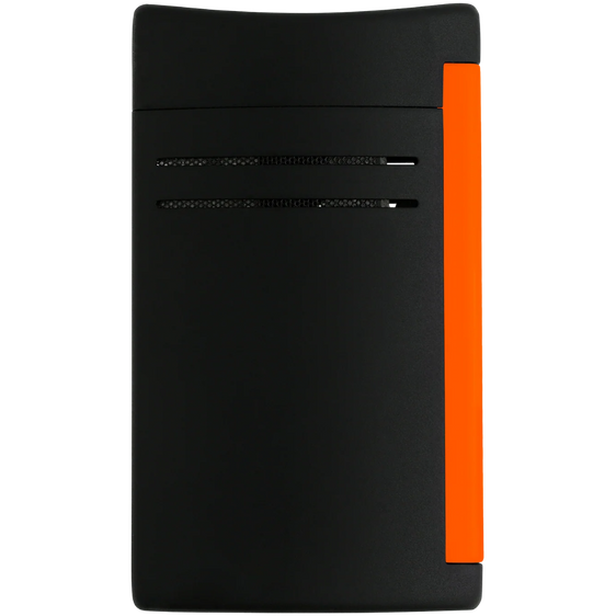 S.T. Dupont Lighter MaxiJet - Matte Black & Neon Orange