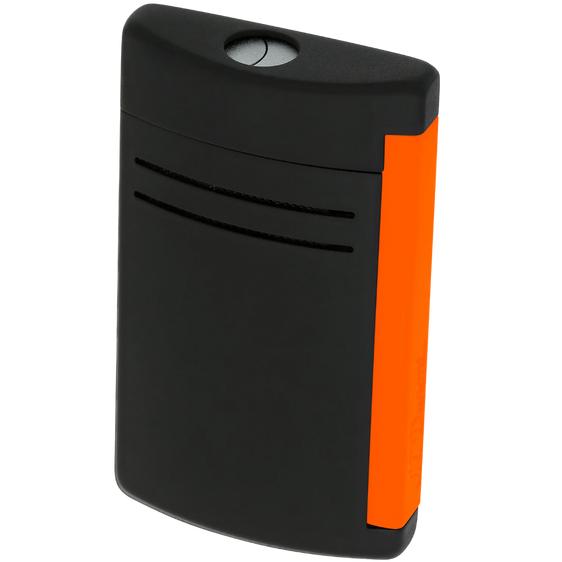 S.T. Dupont Lighter MaxiJet - Matte Black & Neon Orange