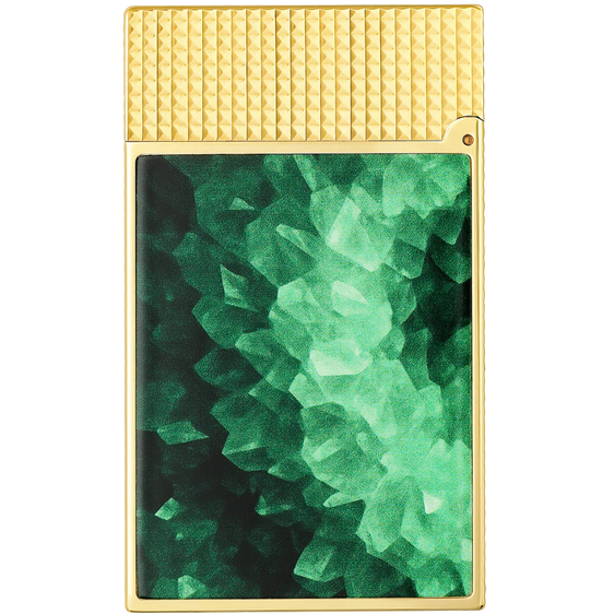 S.T. Dupont Ligne 2 Géode Lacquered Lighter - Green