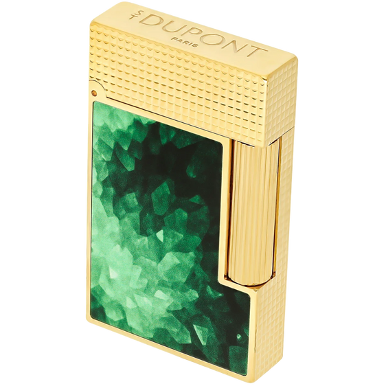 S.T. Dupont Ligne 2 Géode Lacquered Lighter - Green