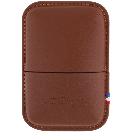 S.T. Dupont Ligne 2 Lighter Case – Brown Leather