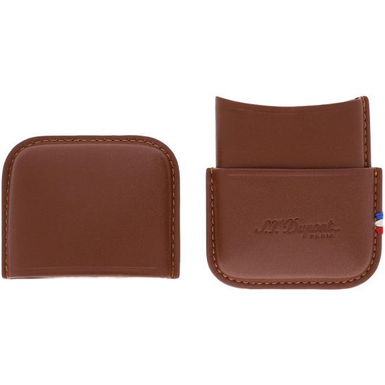 S.T. Dupont Ligne 2 Lighter Case – Brown Leather