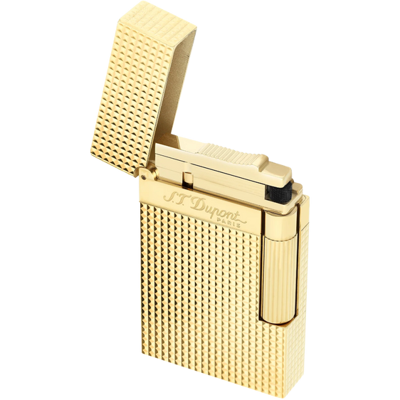 S.T. Dupont Ligne 2 Lighter – Diamond Head Gold