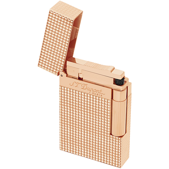 S.T. Dupont Ligne 2 Lighter – Diamond Head Rose Gold