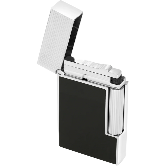 S.T. Dupont Ligne 2 Lighter – Micro Diamond Head Silver