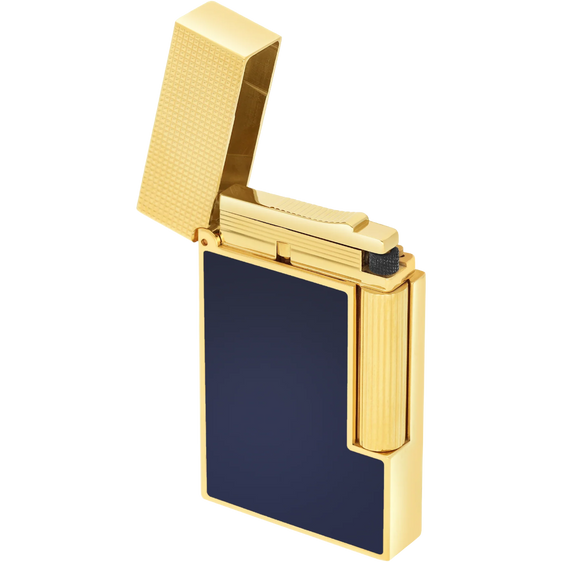 S.T. Dupont Ligne 2 Lighter – Micro Diamond Head Dark Blue