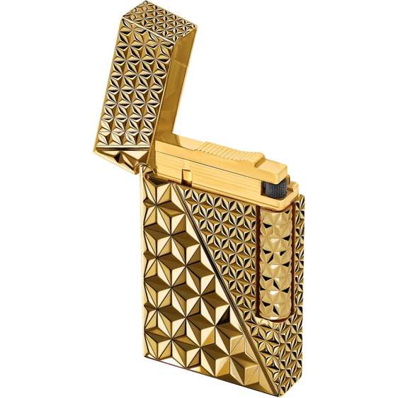 S.T. Dupont Ligne 2 Lighter – Double Fire X Gold