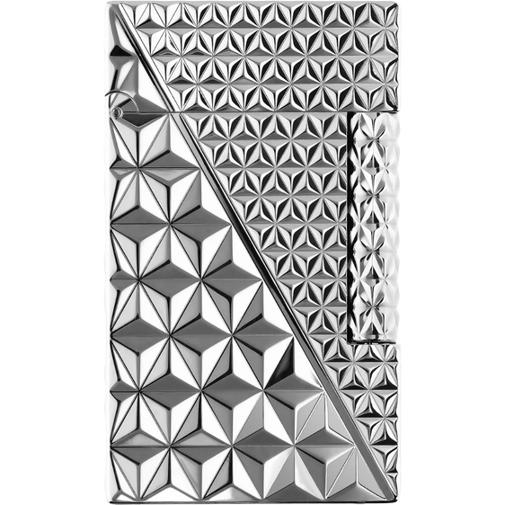 S.T. Dupont Ligne 2 Lighter – Double Fire X Silver