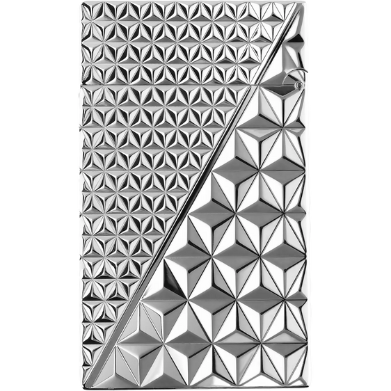 S.T. Dupont Ligne 2 Lighter – Double Fire X Silver