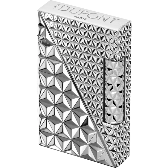 S.T. Dupont Ligne 2 Lighter – Double Fire X Silver