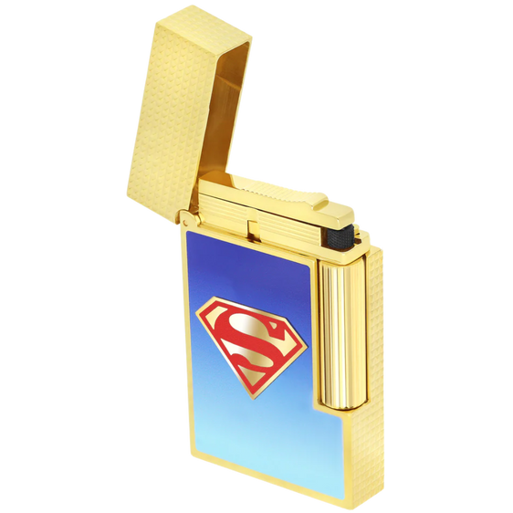 S.T. Dupont Line 2 Perfect Ping Superman Lighter