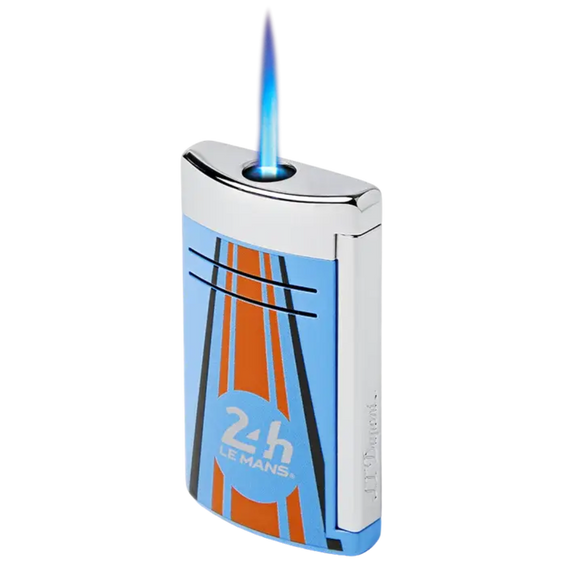 S.T. Dupont Maxijet Lighter – 24H Le Mans Blue Chrome