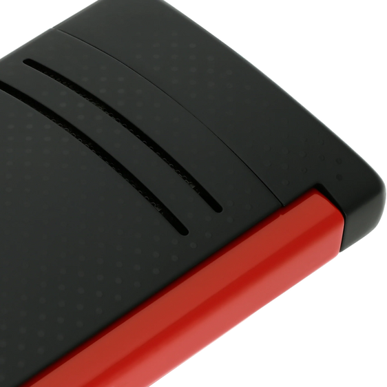 S.T. Dupont Maxijet Lighter – Matte Black & Red