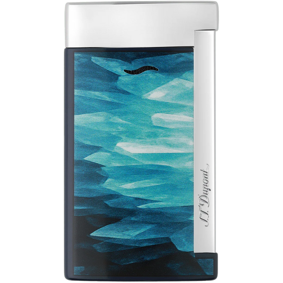 S.T. Dupont Slim 7 Géode Lacquered Lighter – Blue