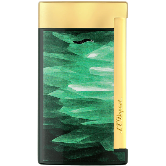 S.T. Dupont Slim 7 Géode Lacquered Lighter – Green
