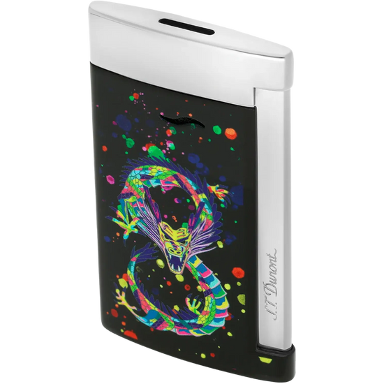 S.T. Dupont Slim 7 Lighter – Dragon Black