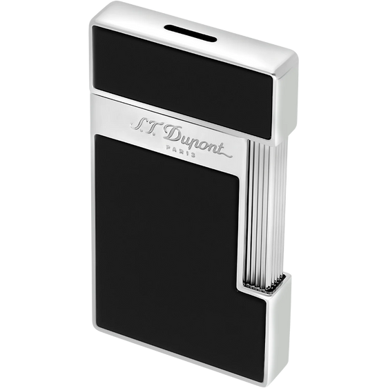 S.T. Dupont Slimmy Lighter – Black & Chrome