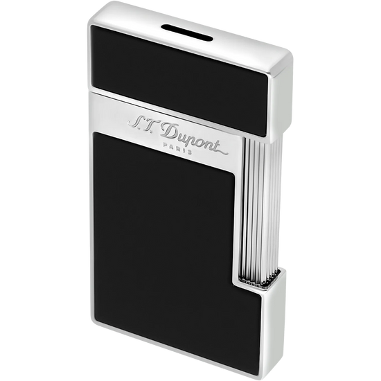 S.T. Dupont Slimmy Lighter – Black & Chrome