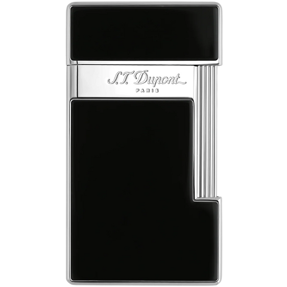 S.T. Dupont Slimmy Lighter – Black & Chrome