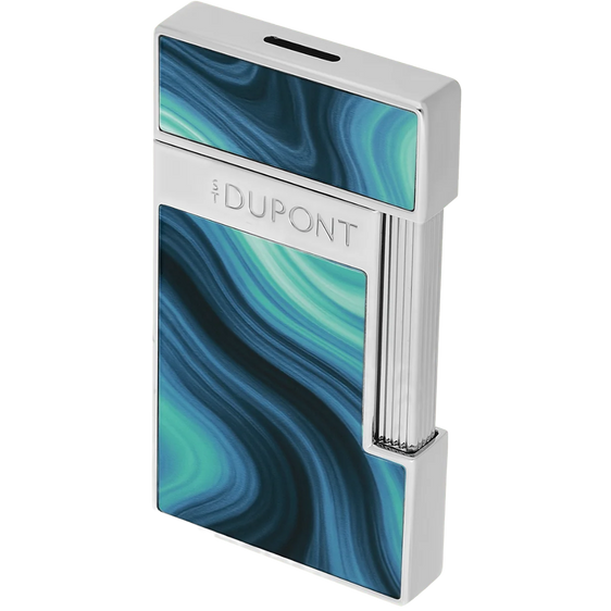 S.T. Dupont Slimmy Géode Lacquered Lighter - Blue