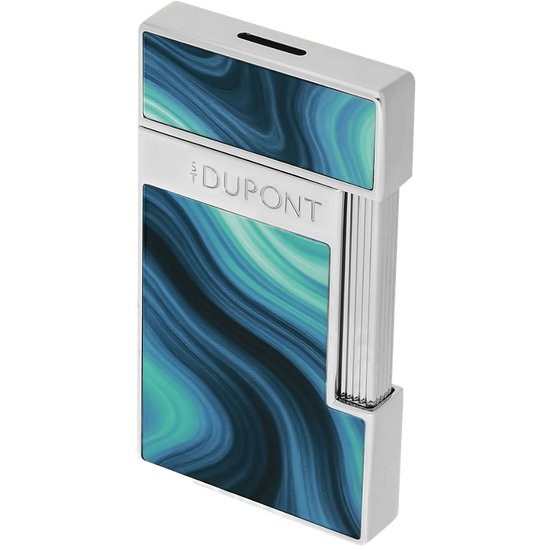 S.T. Dupont Slimmy Géode Lacquered Lighter - Blue