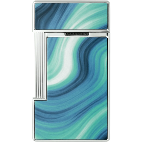 S.T. Dupont Slimmy Géode Lacquered Lighter - Blue